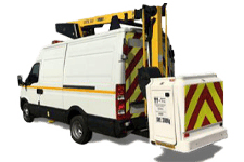 Van Hire Edinburgh - 12.5M Cherry Picker 3.5T - Van hire Edinburgh